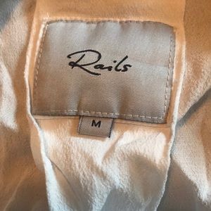 Rails button up blouse